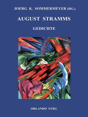 cover image of August Stramms Gedichte